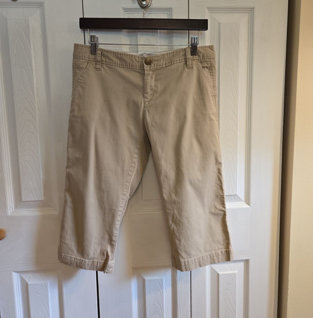 Old Navy Khaki Beige Bermuda Shorts